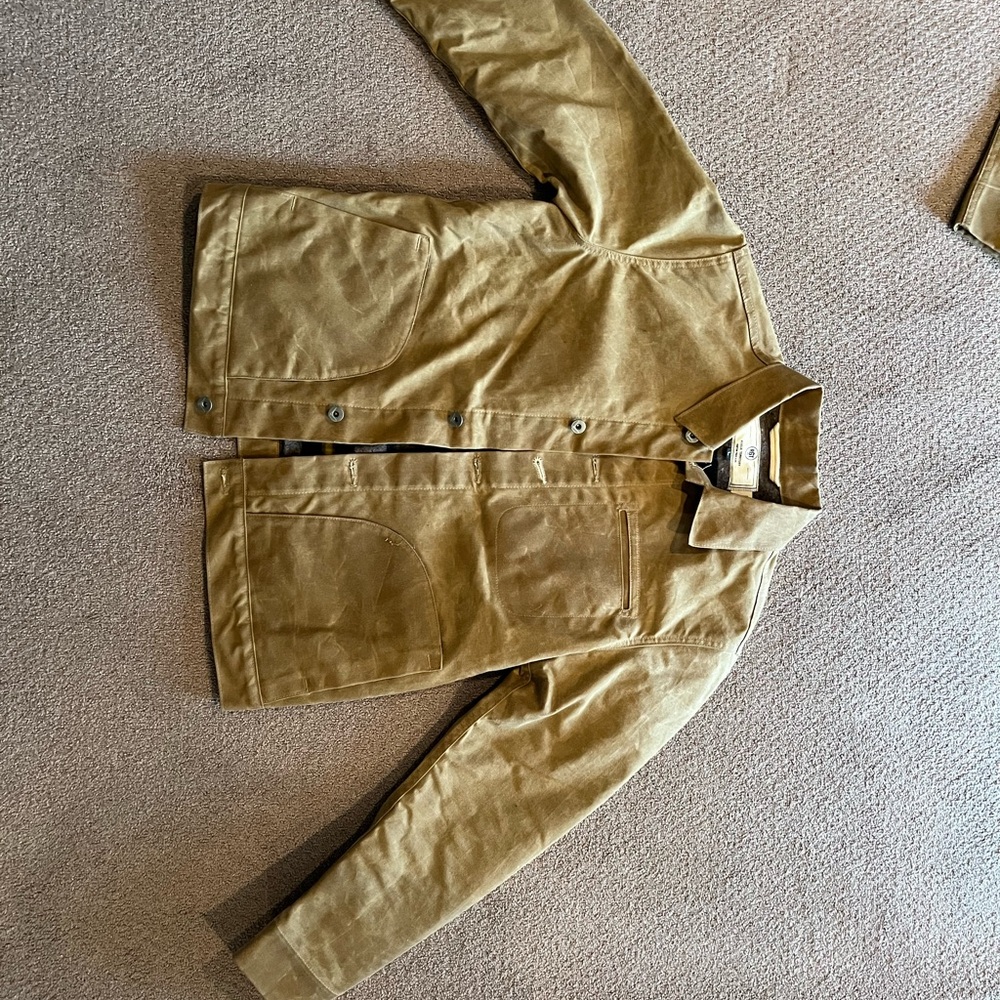 Rogue Territory Blanket Lined Waxed Tan Ridgeline Large